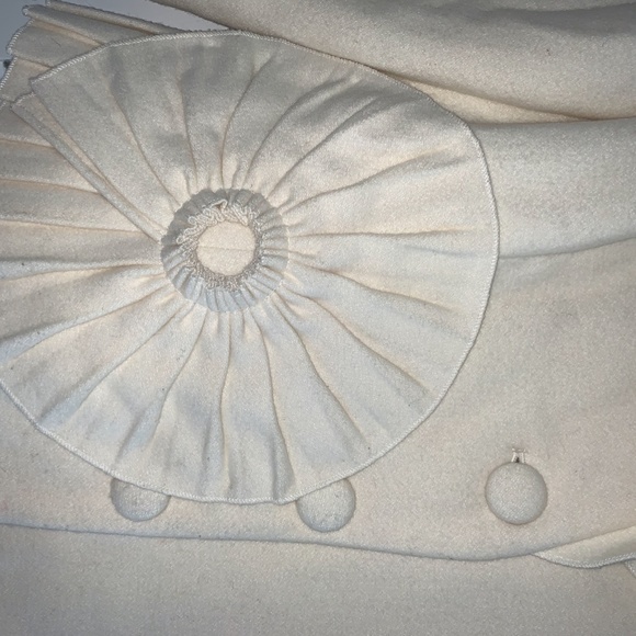 White Wool Anthropologie Blazer - Picture 4 of 6